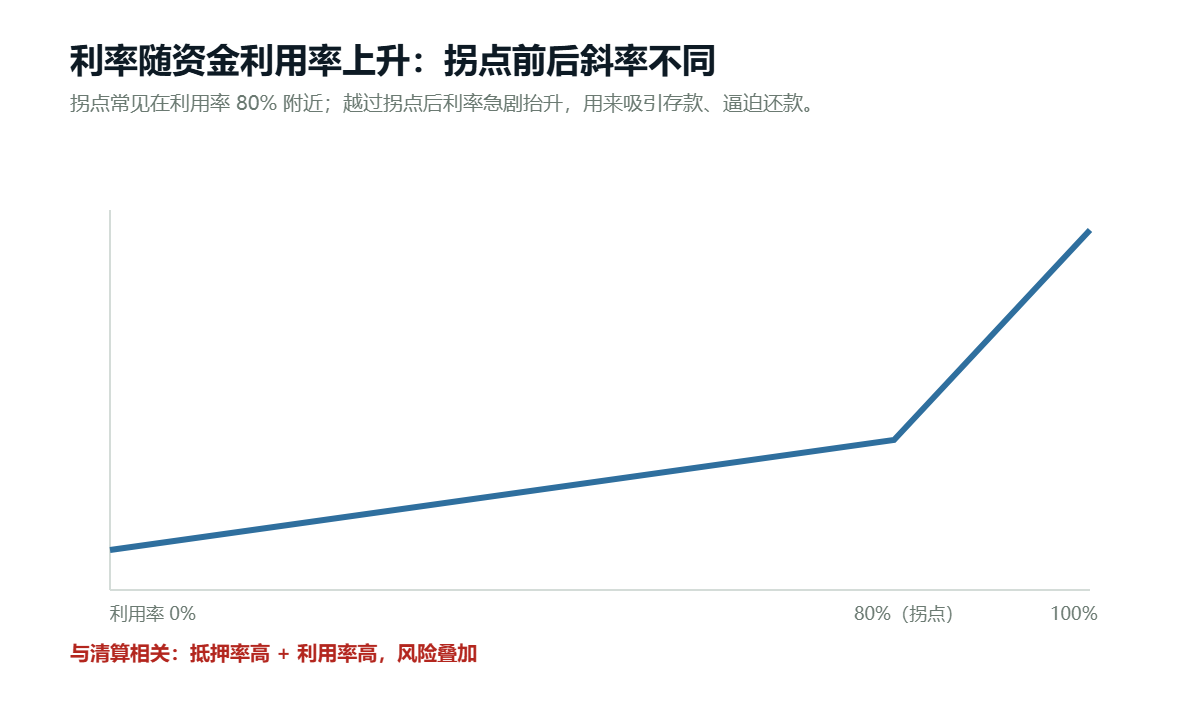 利率随资金利用率变化的曲线