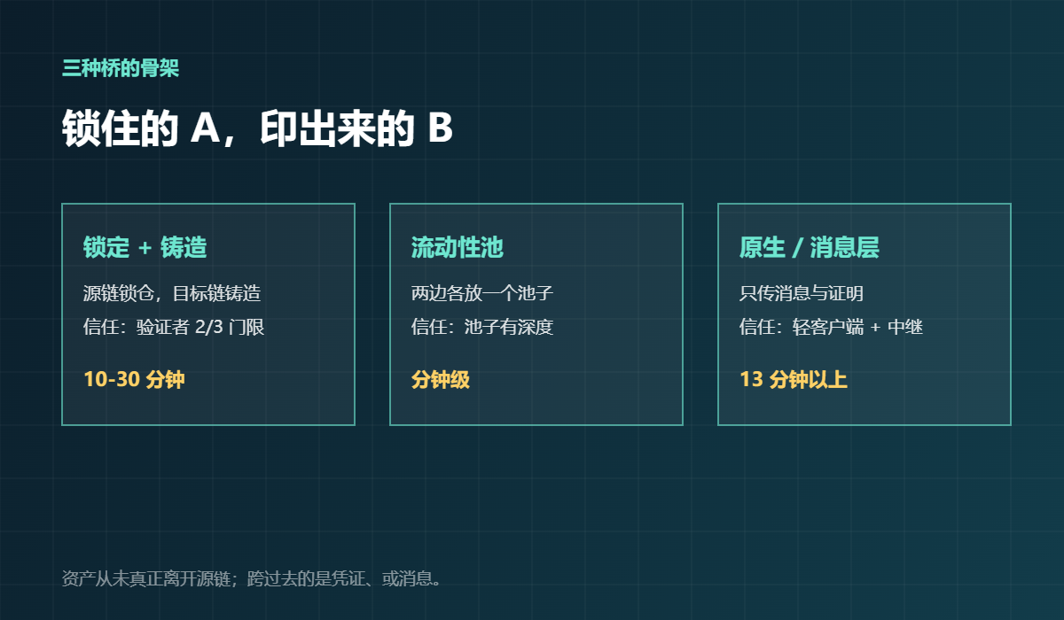 三种跨链模型的对比图